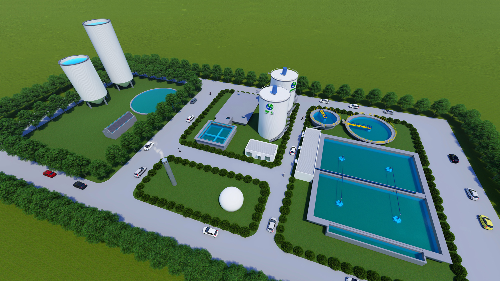 加納尼鑫紙業2100立方米每噸造紙廢水EPC項目